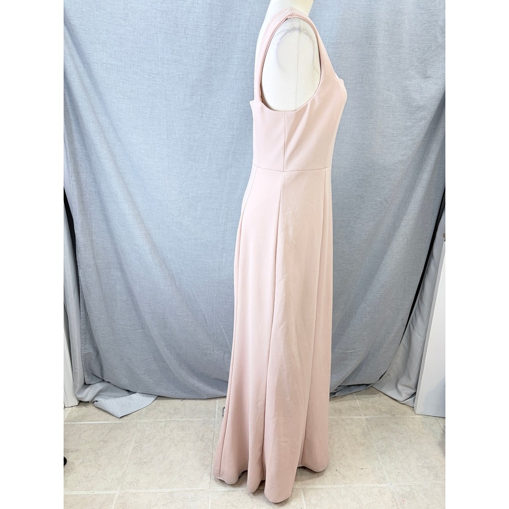 Show Me Your‎ MuMu Blush Paris Gown Square Neck Slip Bridesmaid Prom Dress XL - Picture 9 of 15